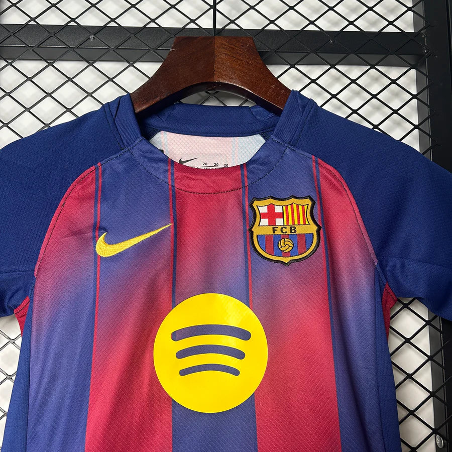 Kit ensemble football FC Barcelone/Barcelona domicile 2025/26 -Enfant
