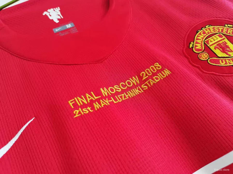 Manchester United Home Kit Champions League 2007/08-Children