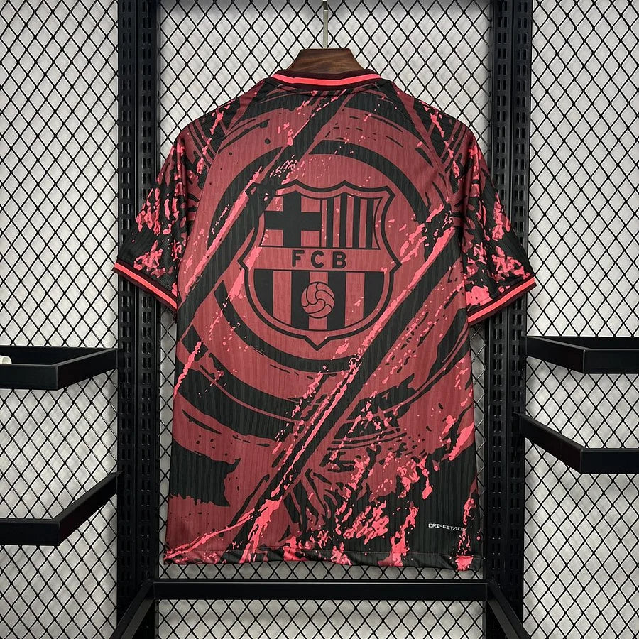 FC Barcelone maillot foot concept Rouge 2024 2025
