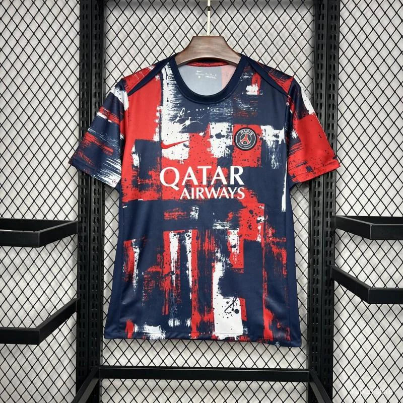 PSG Paris Pre-Match Football Shirt 2024/25