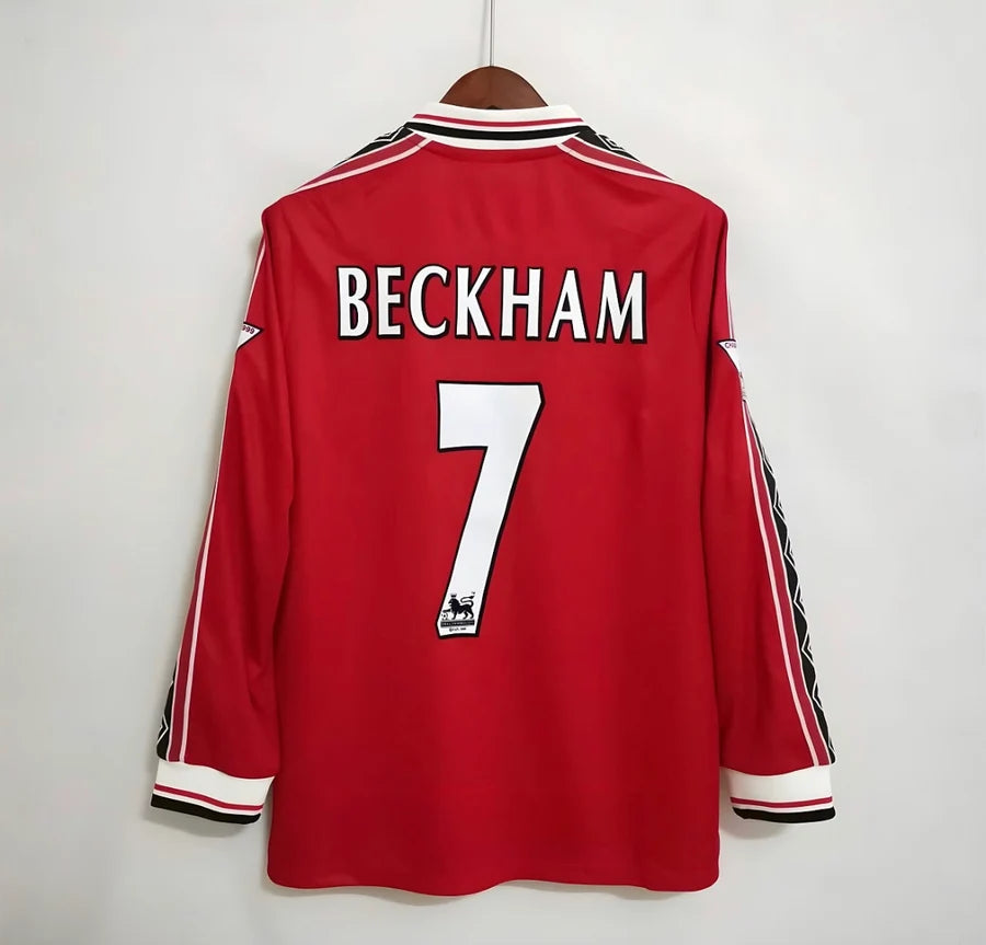 Maillot Manchester United domicile SL 1999/98 BECKHAM #7