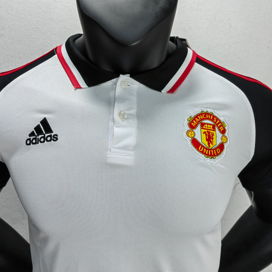 Manchester United Polo White/White 2023/24