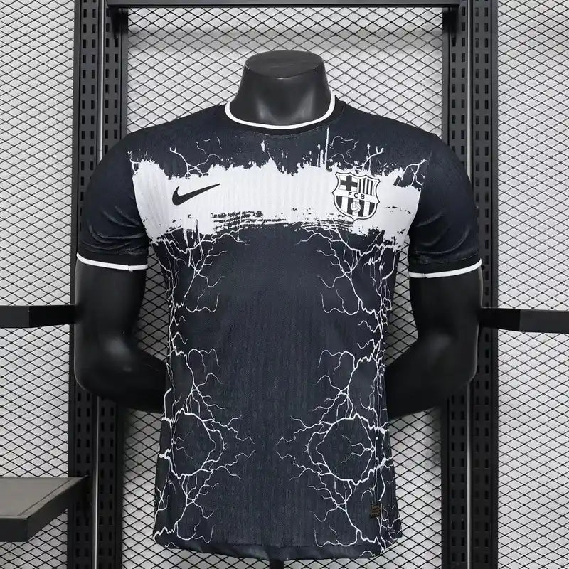 BARCELONE MAILLOT SPÉCIAL TONNERRE NOIR 24/25- PLAYER VERSION
