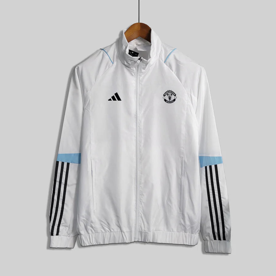 Manchester United White Windbreaker Jacket 2023/24