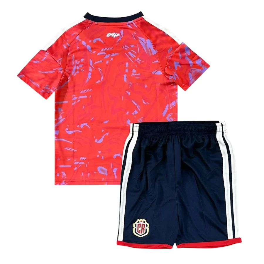 Kit ensemble football Costa Rica domicile adulte/enfant 2025/26
