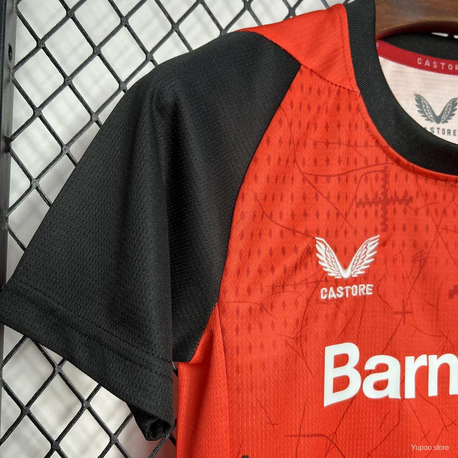 Bayer Leverkusen Home Football Kit 2024/25 - Kids