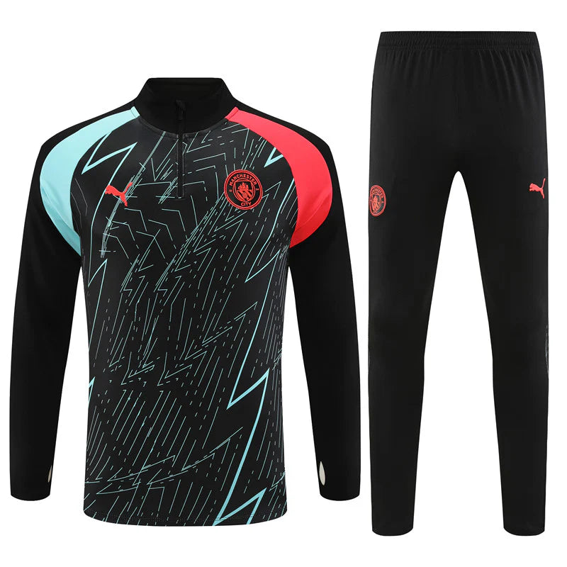 Manchester City White/Blue Tracksuit 2023/24