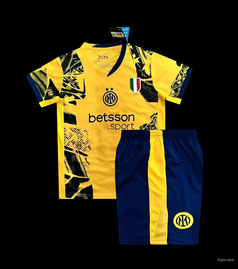 Inter milan 3rd third 2024/25 football kit set-KIDS