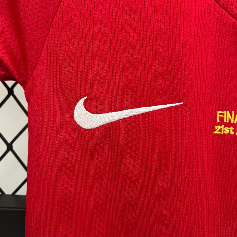 Manchester United Home Kit Champions League 2007/08-Children