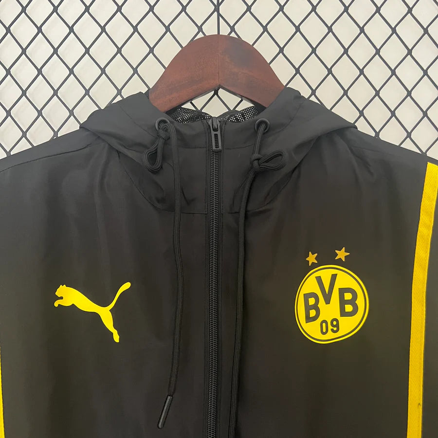 Dortmund Black Coat Jacket 2024/25