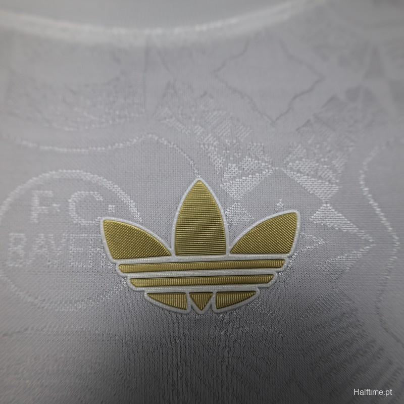 MAILLOT Bayern Munich Blanc 125th Anniversary Emblem