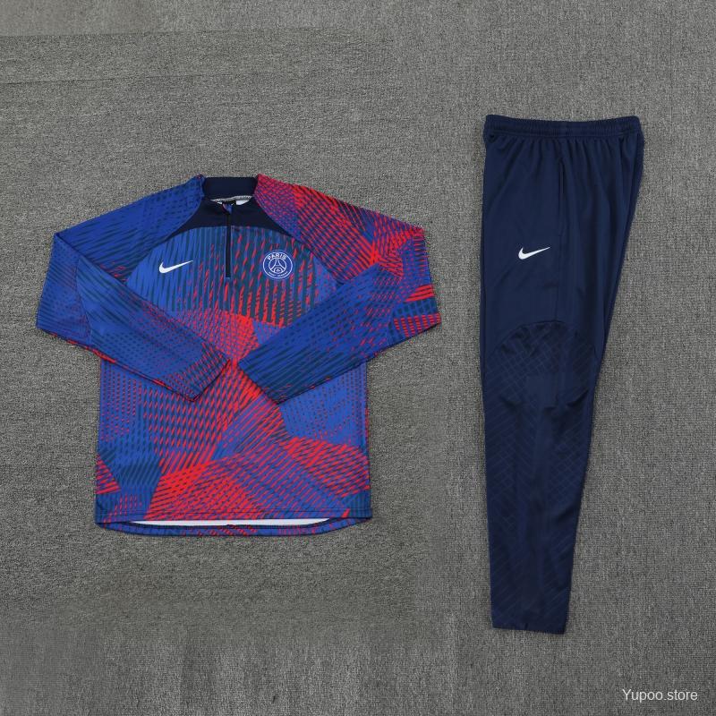 PSG Paris blue/red tracksuit 2022/23