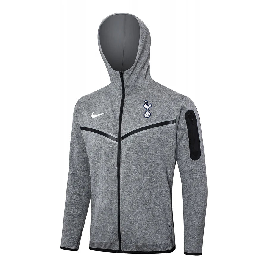 Tottenham Nike Hooded Tracksuit Set Grey Grey