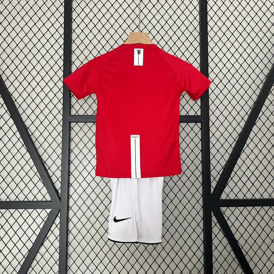 Manchester United Home Kit Champions League 2007/08-Children