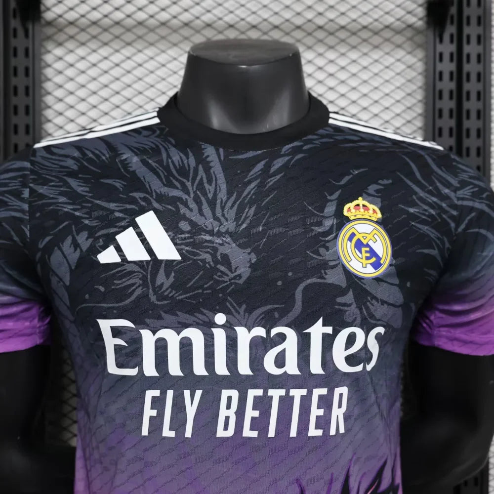 REAL MADRID MAILLOT CONCEPT Noir Violet 24/25