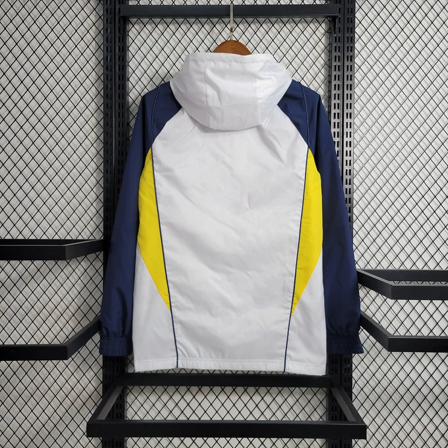 Real Madrid white windbreaker jacket 2024/25