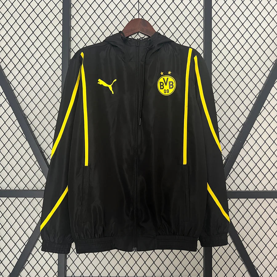 Dortmund Black Coat Jacket 2024/25