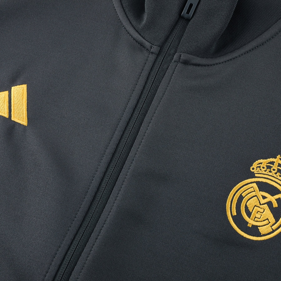Survêtement Real Madrid gris/noir 2023/24