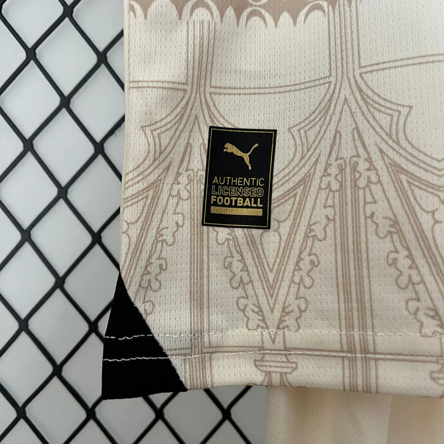 Milan AC Puma x Pleasures Beige Football Kit 2024/25