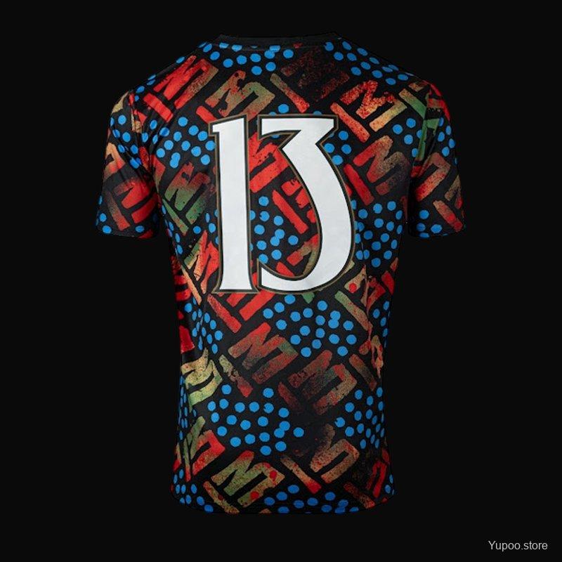 24/25 OLYMPIQUE MARSEILLE AFRICA BLACK JERSEY