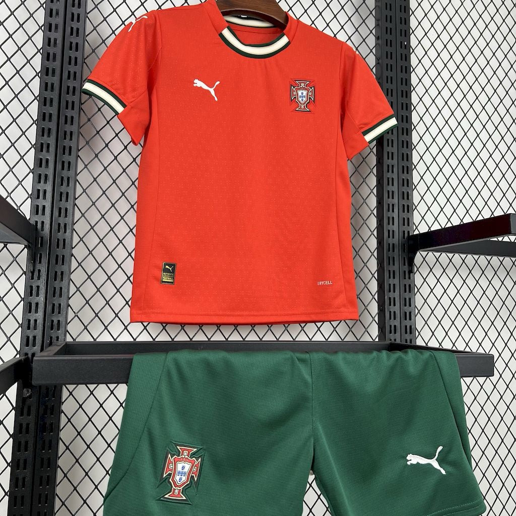 Maillot Domicile Portugal 2025-2026-Enfant