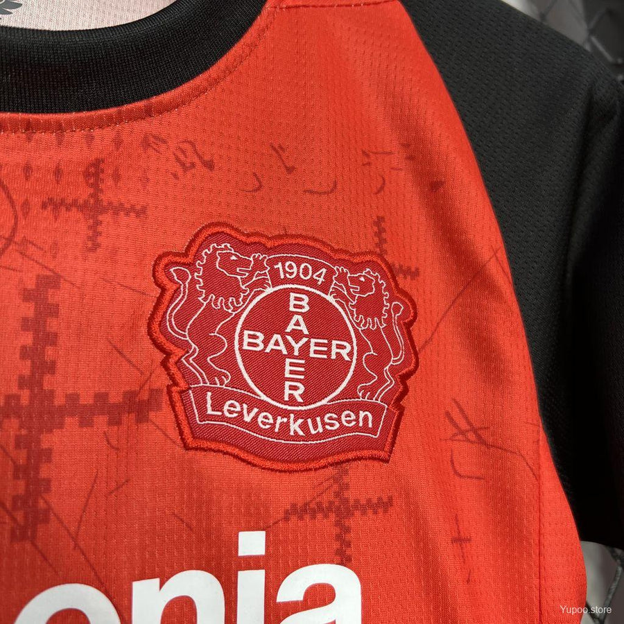 Bayer Leverkusen Home Football Kit 2024/25 - Kids
