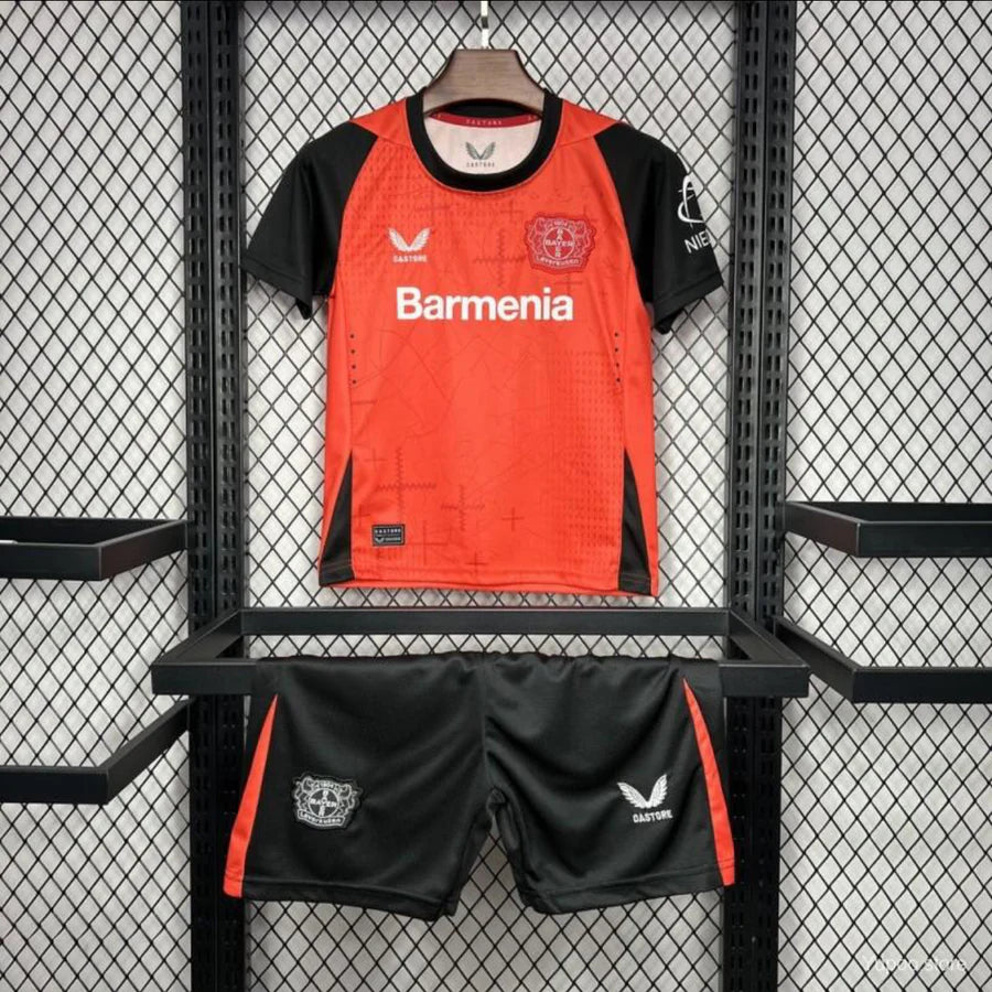 Bayer Leverkusen Home Football Kit 2024/25 - Kids