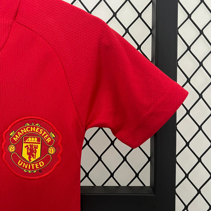 Manchester United Home Kit Champions League 2007/08-Children