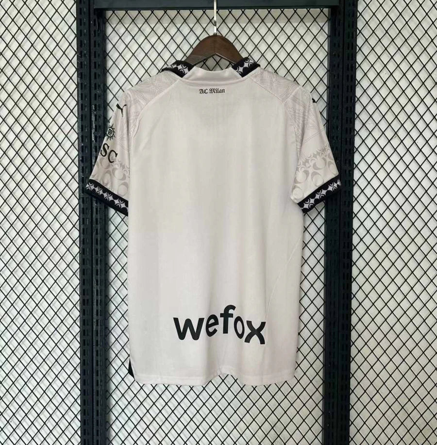 AC Milan x Pleasures Beige Fourth Jersey 2024/25