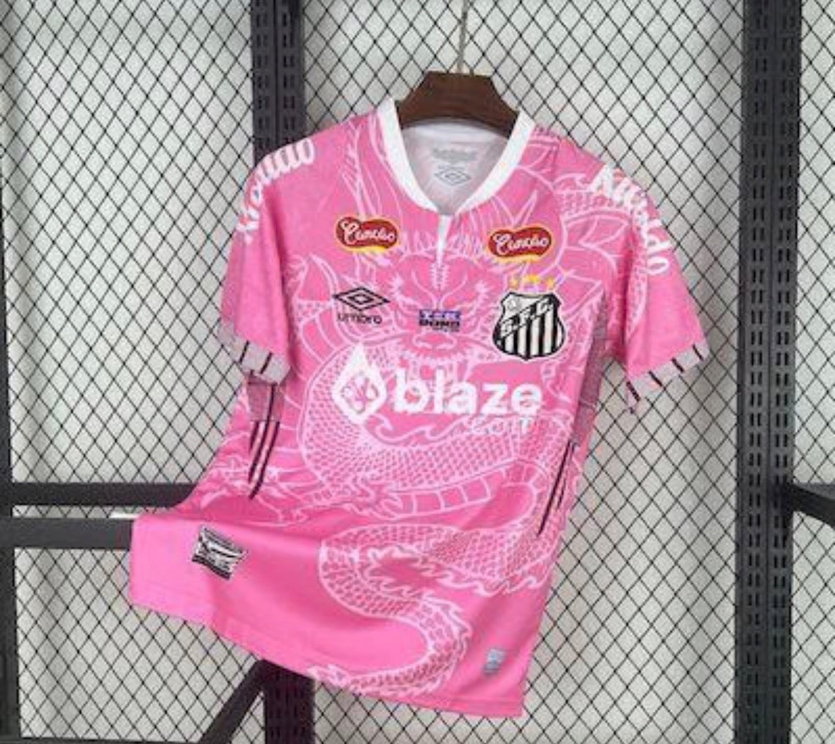 Santos Pink Dragon Edition 2025/26 Football Shirt