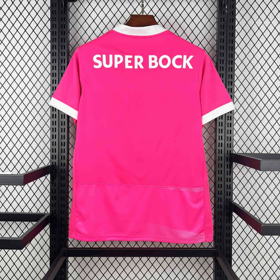 Maillot football Sporting Lisbon Lisbonne Rose 2026/27