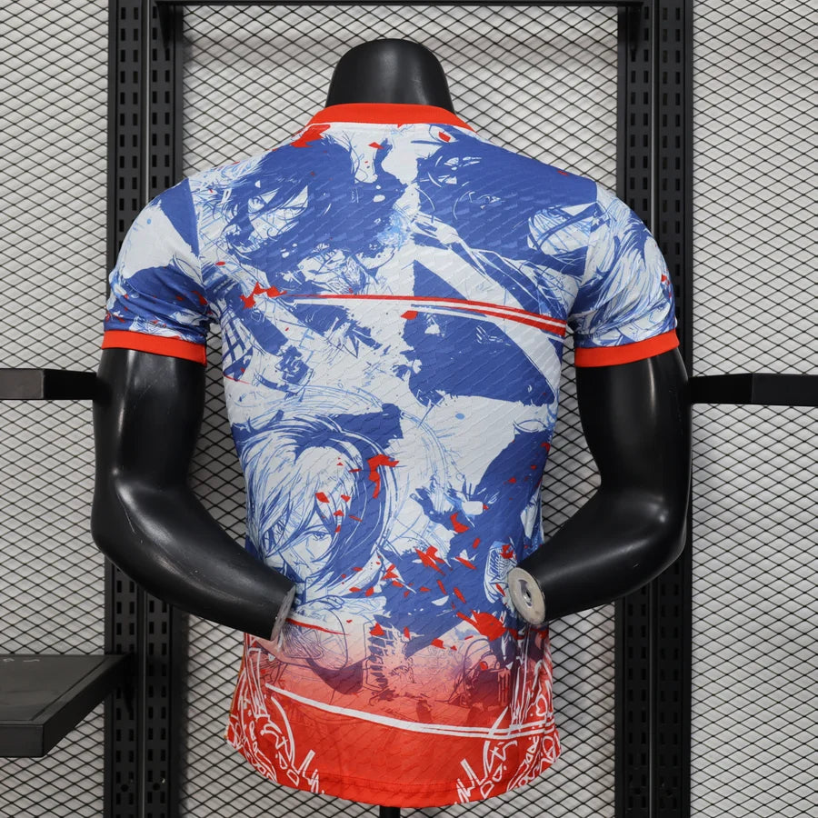 Maillot football Japon/Japan Attack on Titan Mikasa Manga Comics * Player Version * 2025/26