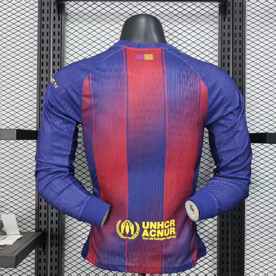 Maillot FC Barcelone Barcelona Spécial Player Version LS manches longues domicile 2025/26