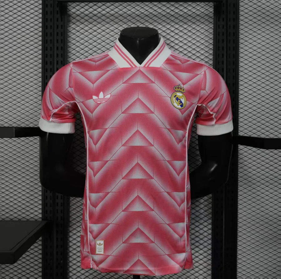 Real Madrid Vintage Retro LFSTLR Pink Player Version Jersey 2025/26