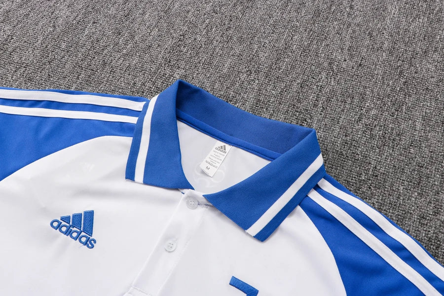 Survêtement Polo Juventus blanc/bleu 2023