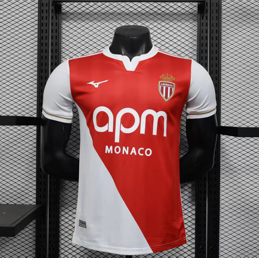 AS Monaco Home Football Shirt Player Version 2025/26