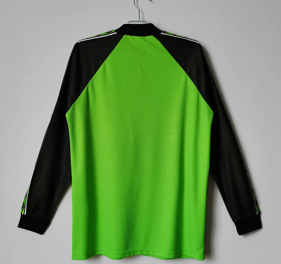 Maillot football Manchester United Gardien Goalkeeper manches longues 1998/99