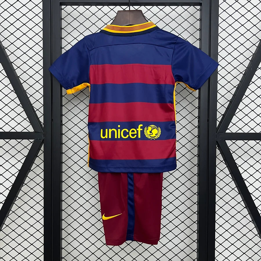 Kit enfant/adulte FC Barcelone/Barcelona domicile 2015/16