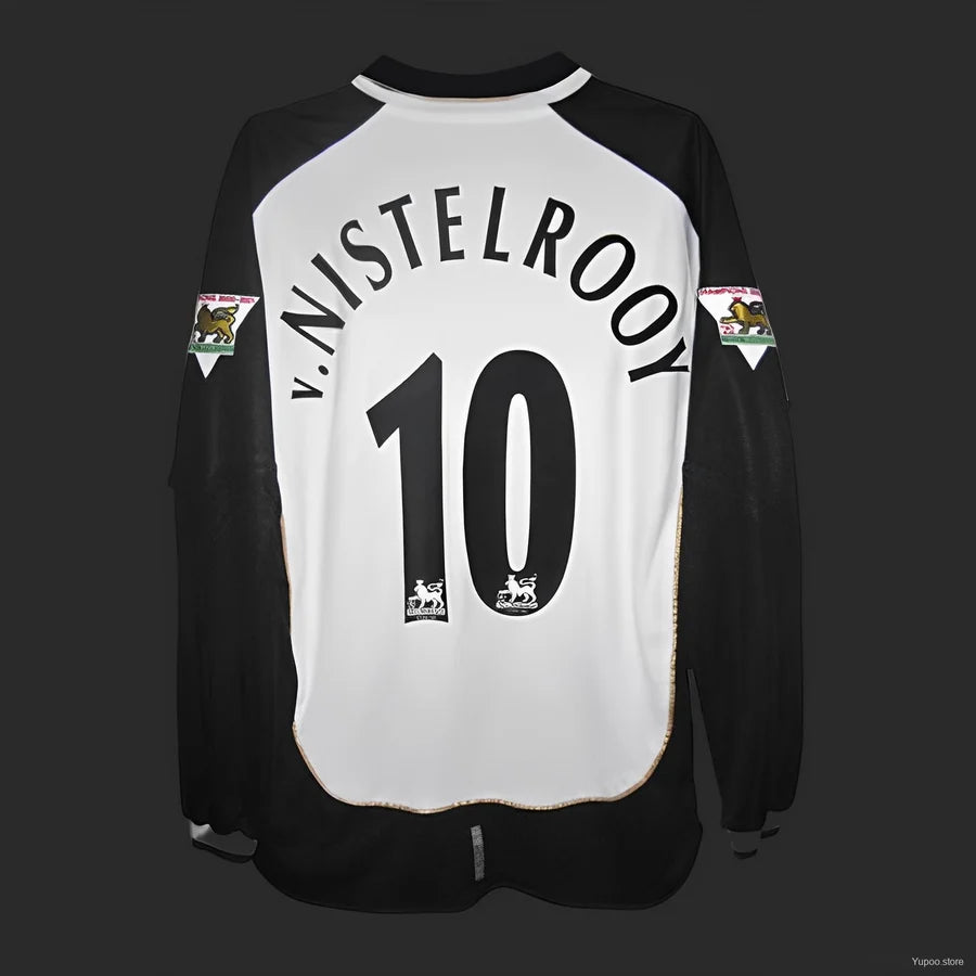 Maillot football Manchester United third manches longues réversible 2001/02 VAN NISTELROOY #10