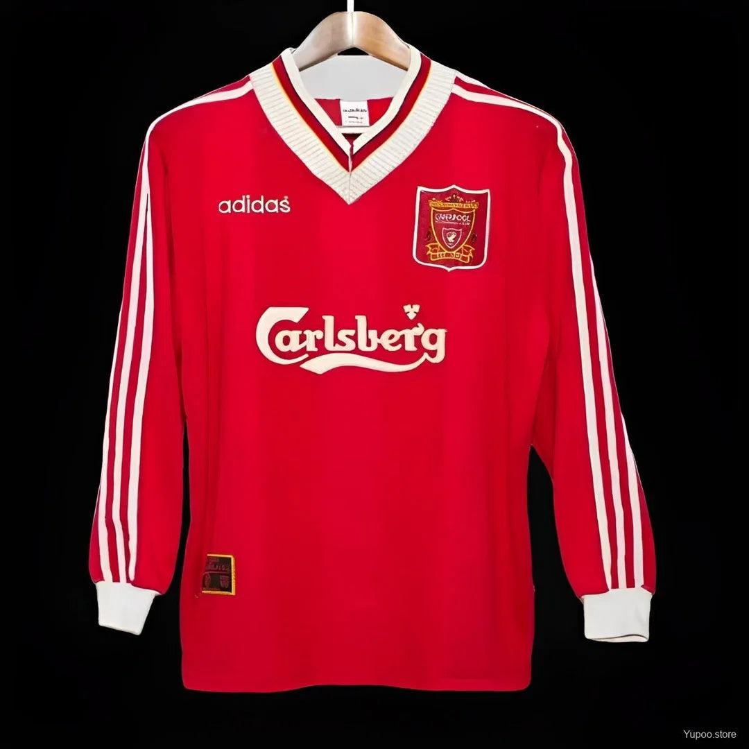 Maillot football Liverpool domicile manches longues 1995/96
