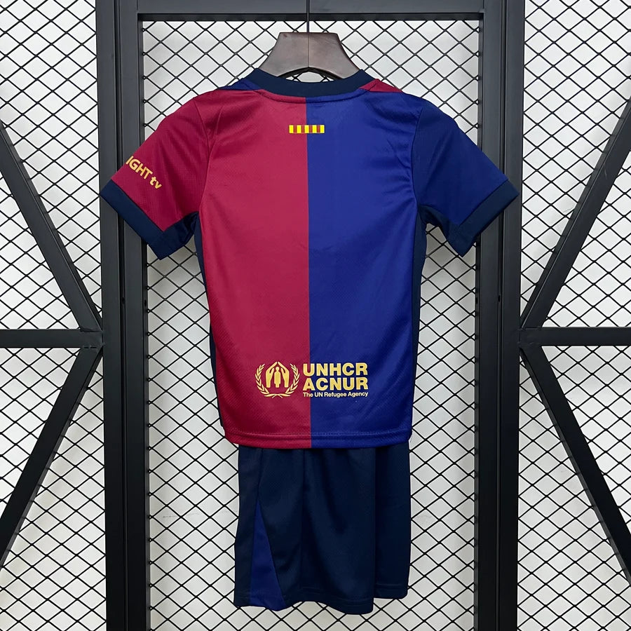Kit ensemble football FC Barcelone/Barcelona domicile Travis Scott 2025/26