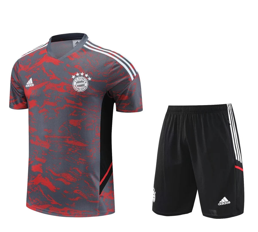 Kit Bayern Munich training rouge/gris 2023/24