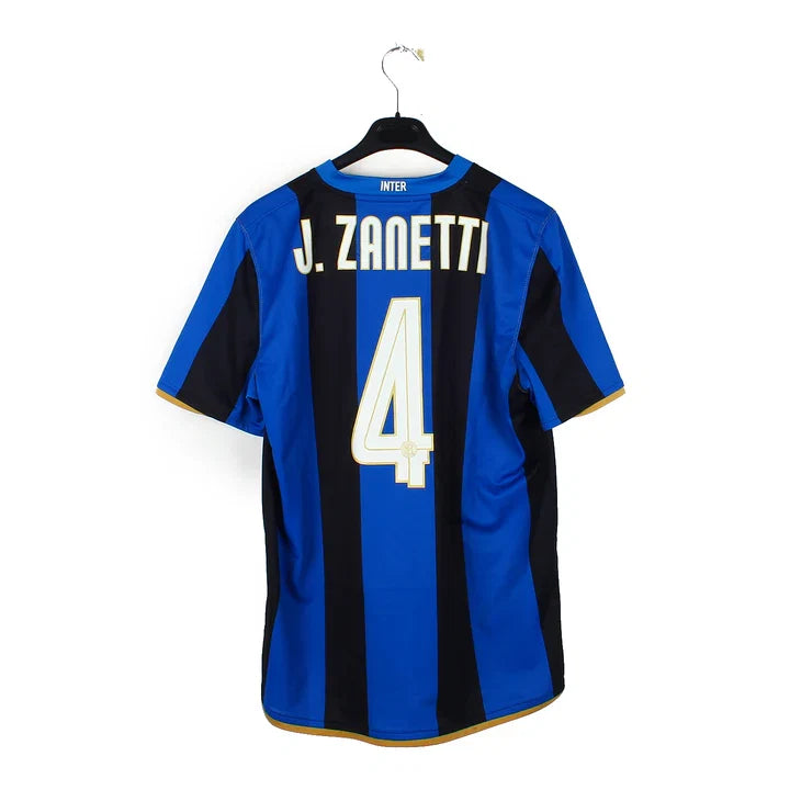 Maillot football Inter Milan domicile 2008/09 J. ZANETTI #4