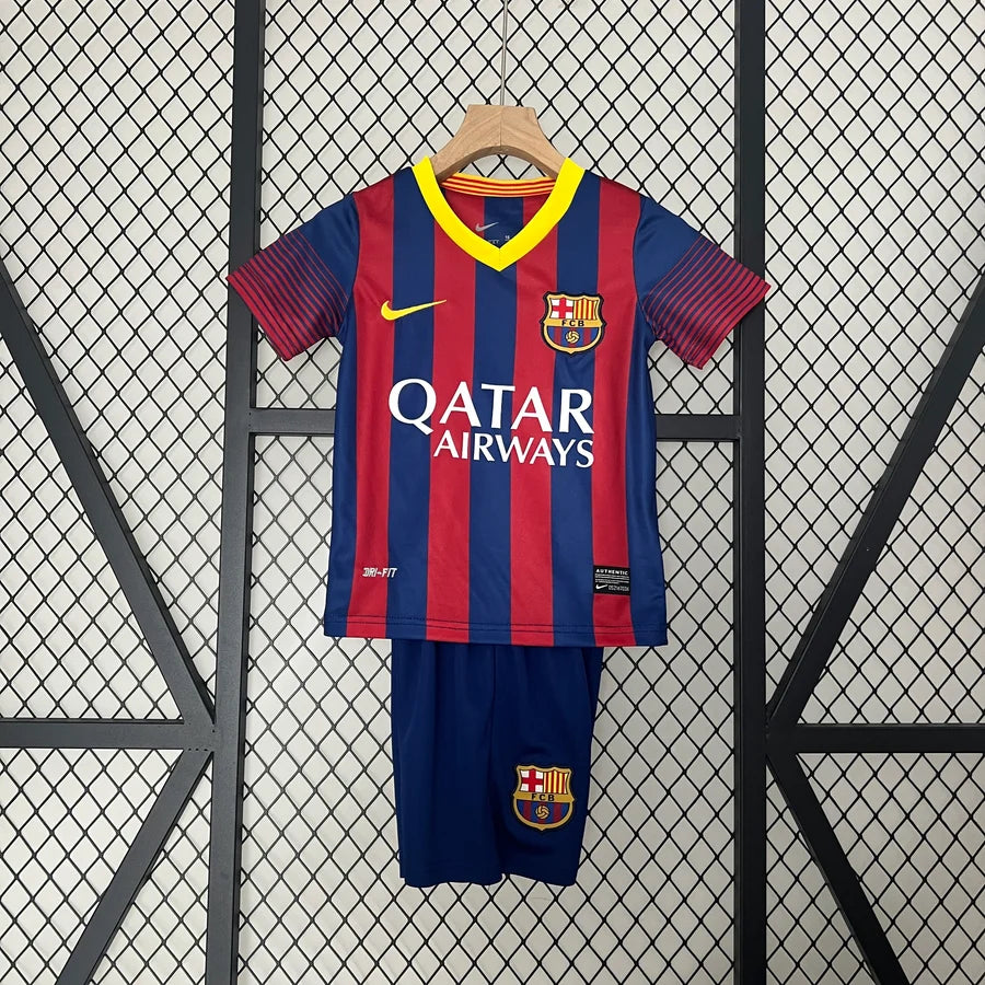 Kit enfant/adulte FC Barcelone/Barcelona domicile 2013/14