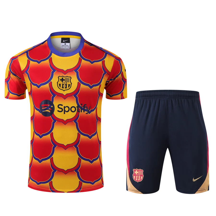 Kit ensemble football FC Barcelone Barcelona training 2024/25