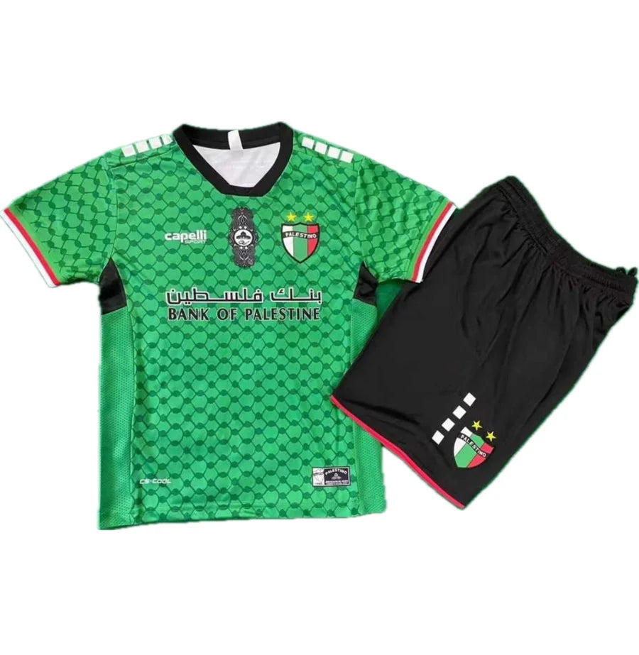 Kit ensemble football Palestine FC Palestino Falistīn Vert فلسطين 2024/25