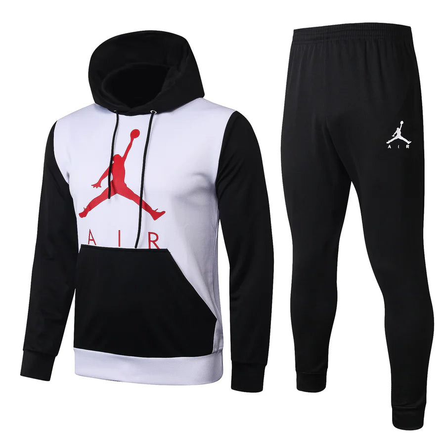 PSG Paris Hooded Tracksuit Black/White 2022/23