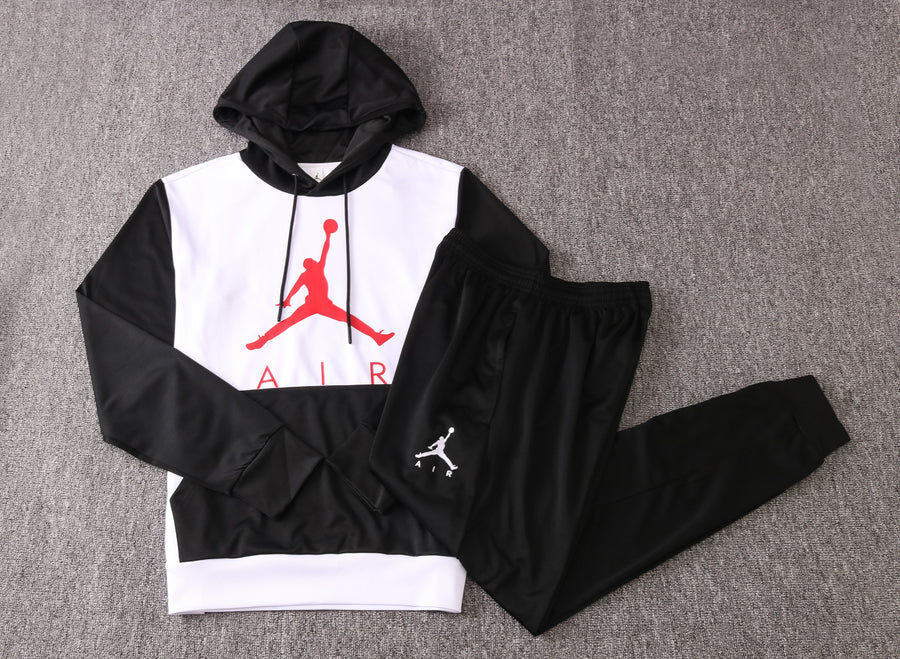 PSG Paris Hooded Tracksuit Black/White 2022/23