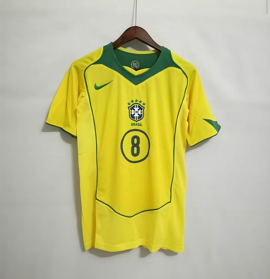 Maillot football Brésil Brazil domicile 2004 KAKÁ #8