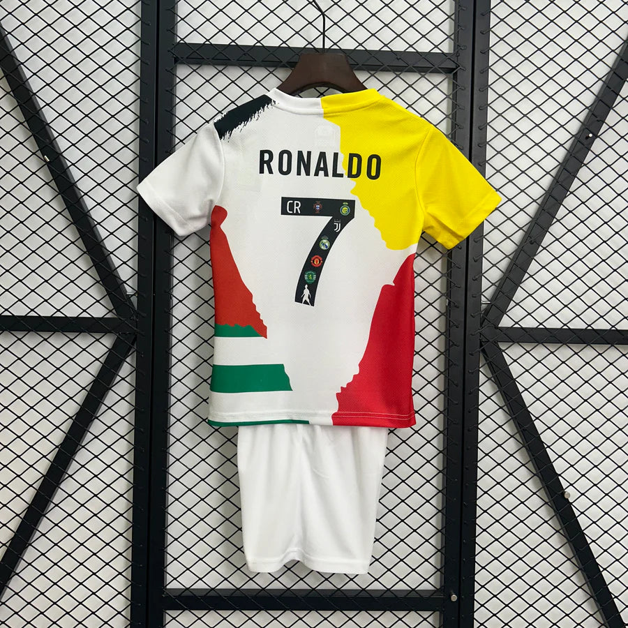 Kit ensemble football Real Madrid Spécial CR7 adulte enfant 2025/26 RONALDO #7-ENFANT